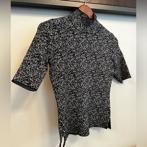 Ann Taylor mock neck marled top